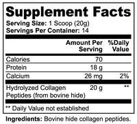 Veritas Grass-Fed Collagen - 20g Clinical Dose