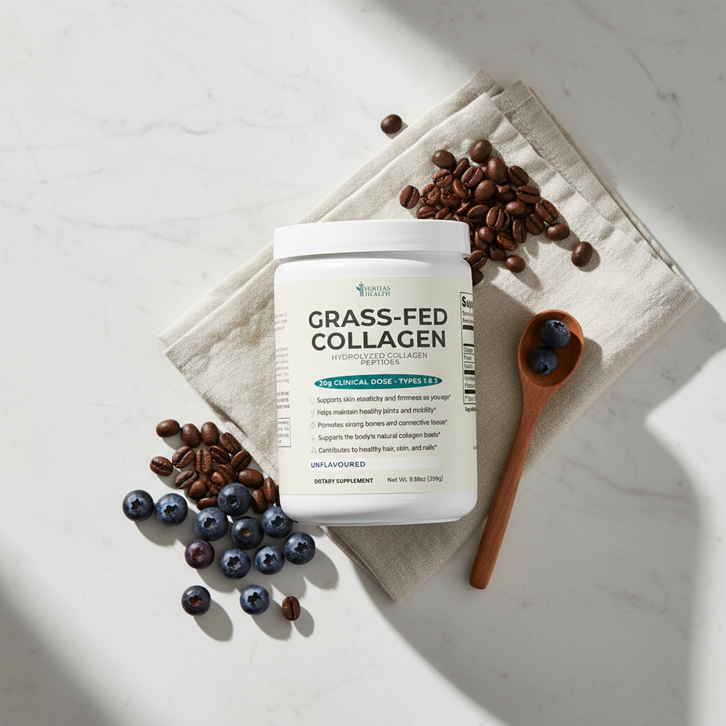 Veritas Grass-Fed Collagen - 20g Clinical Dose